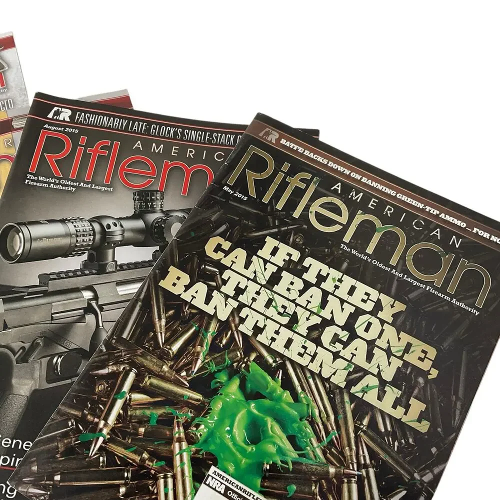 10 Issues American Rifleman Magazine Vintage 2015 to 2016 Firearm‎ Authority